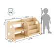 Libreria montessoriana + Scaffale portagiochi Set - Edizione limitata