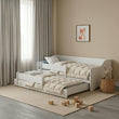 Letto per bambini ERYK-MAX con letto estraibile 145 × 80 cm e materasso