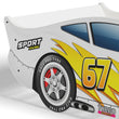 Letto per bambini CARS con grafica – 140 × 70 cm