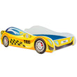 Letto per bambini AUTO con grafica e materasso - 140 x 70 / 160 x 80 cm