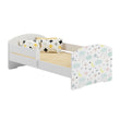 Letto per bambini LUK II con sponda di protezione - 140 x 70/160 x 80 cm