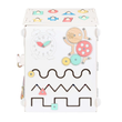 Casetta Montessori in Legno Bianco e Busy Cube set